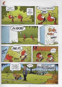 une planche extraite de cette BD
